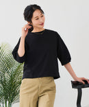 【汗染みの目立ちにくいTシャツ ZEROSTAIN/ゼロステイン】バルーン袖Tシャツ レディース 撥水・汗染み防止 多機能Tシャツ zo ❘ジーンズメイト公式オンラインショップ