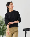 【汗染みの目立ちにくいTシャツ ZEROSTAIN/ゼロステイン】バルーン袖Tシャツ レディース 撥水・汗染み防止 多機能Tシャツ zo ❘ジーンズメイト公式オンラインショップ