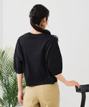 【汗染みの目立ちにくいTシャツ ZEROSTAIN/ゼロステイン】バルーン袖Tシャツ レディース 撥水・汗染み防止 多機能Tシャツ zo ❘ジーンズメイト公式オンラインショップ