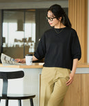 【汗染みの目立ちにくいTシャツ ZEROSTAIN/ゼロステイン】バルーン袖Tシャツ レディース 撥水・汗染み防止 多機能Tシャツ zo ❘ジーンズメイト公式オンラインショップ