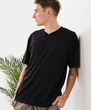【HEAT BLOCKER/ヒートブロッカー】【まるで着る日傘！遮熱＆UVカット】コットンライク VネックTシャツ 吸水速乾 アンチピリング イージーケア ユニセックス