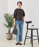 【汗染みの目立ちにくいTシャツ ZEROSTAIN/ゼロステイン】バルーン袖Tシャツ レディース 撥水・汗染み防止 多機能Tシャツ zo ❘ジーンズメイト公式オンラインショップ