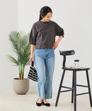 【汗染みの目立ちにくいTシャツ ZEROSTAIN/ゼロステイン】バルーン袖Tシャツ レディース 撥水・汗染み防止 多機能Tシャツ zo ❘ジーンズメイト公式オンラインショップ