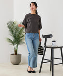 【汗染みの目立ちにくいTシャツ ZEROSTAIN/ゼロステイン】バルーン袖Tシャツ レディース 撥水・汗染み防止 多機能Tシャツ zo ❘ジーンズメイト公式オンラインショップ