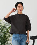 【汗染みの目立ちにくいTシャツ ZEROSTAIN/ゼロステイン】バルーン袖Tシャツ レディース 撥水・汗染み防止 多機能Tシャツ zo ❘ジーンズメイト公式オンラインショップ