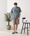 【HEAT BLOCKER/ヒートブロッカー】【まるで着る日傘！遮熱＆UVカット】コットンライク プリントTシャツ レトロサーフ 吸水速乾 アンチピリング イージーケア ユニセックス
