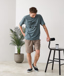 【HEAT BLOCKER/ヒートブロッカー】【まるで着る日傘！遮熱＆UVカット】コットンライク プリントTシャツ レトロサーフ 吸水速乾 アンチピリング イージーケア ユニセックス