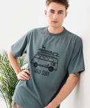 【HEAT BLOCKER/ヒートブロッカー】【まるで着る日傘！遮熱＆UVカット】コットンライク プリントTシャツ レトロサーフ 吸水速乾 アンチピリング イージーケア ユニセックス