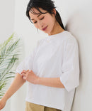 【汗染みの目立ちにくいTシャツ ZEROSTAIN/ゼロステイン】バルーン袖Tシャツ レディース 撥水・汗染み防止 多機能Tシャツ zo ❘ジーンズメイト公式オンラインショップ