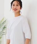 【汗染みの目立ちにくいTシャツ ZEROSTAIN/ゼロステイン】バルーン袖Tシャツ レディース 撥水・汗染み防止 多機能Tシャツ zo ❘ジーンズメイト公式オンラインショップ