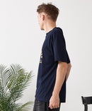 【HEAT BLOCKER/ヒートブロッカー】【まるで着る日傘！遮熱＆UVカット】コットンライク プリントTシャツ レトロサーフ 吸水速乾 アンチピリング イージーケア ユニセックス