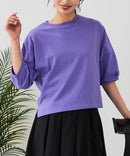 【汗染みの目立ちにくいTシャツ ZEROSTAIN/ゼロステイン】バルーン袖Tシャツ レディース 撥水・汗染み防止 多機能Tシャツ zo ❘ジーンズメイト公式オンラインショップ