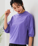 【汗染みの目立ちにくいTシャツ ZEROSTAIN/ゼロステイン】バルーン袖Tシャツ レディース 撥水・汗染み防止 多機能Tシャツ zo ❘ジーンズメイト公式オンラインショップ