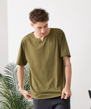 【HEAT BLOCKER/ヒートブロッカー】【まるで着る日傘！遮熱＆UVカット】コットンライク キーネックTシャツ 吸水速乾 アンチピリング イージーケア ユニセックス