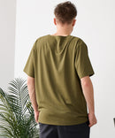 【HEAT BLOCKER/ヒートブロッカー】【まるで着る日傘！遮熱＆UVカット】コットンライク キーネックTシャツ 吸水速乾 アンチピリング イージーケア ユニセックス
