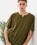 【HEAT BLOCKER/ヒートブロッカー】【まるで着る日傘！遮熱＆UVカット】コットンライク キーネックTシャツ 吸水速乾 アンチピリング イージーケア ユニセックス