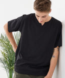 【HEAT BLOCKER/ヒートブロッカー】【まるで着る日傘！遮熱＆UVカット】コットンライク キーネックTシャツ 吸水速乾 アンチピリング イージーケア ユニセックス