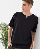 【HEAT BLOCKER/ヒートブロッカー】【まるで着る日傘！遮熱＆UVカット】コットンライク キーネックTシャツ 吸水速乾 アンチピリング イージーケア ユニセックス