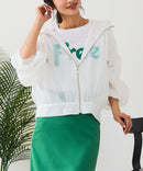 【C-FORT POINT/フォートポイント】シアーボリューム袖 マウンテンパーカー アイボリー FREE ❘ジーンズメイト公式オンラインショップ