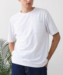 【HEAT BLOCKER/ヒートブロッカー】【まるで着る日傘！遮熱＆UVカット】コットンライク 胸ポケットTシャツ 吸水速乾 アンチピリング イージーケア ユニセックス