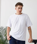 【HEAT BLOCKER/ヒートブロッカー】【まるで着る日傘！遮熱＆UVカット】コットンライク 胸ポケットTシャツ 吸水速乾 アンチピリング イージーケア ユニセックス