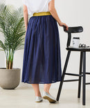 【C-FORT POINT/フォートポイント】インド綿 無地パンツスカート ❘ジーンズメイト公式オンラインショップ