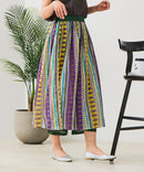 【C-FORT POINT/フォートポイント】インド綿 総柄パンツスカート ❘ジーンズメイト公式オンラインショップ