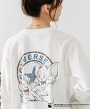 【CONVERSE/コンバース】×【TOM AND JERRY/トムとジェリー】両面プリント オーバーサイズ ロンT