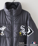 【PEANUTS×MLB】オリジナルデザイン ナイロンパファージャケット 中綿ジャケット ヤンキース ドジャース ホワイトソックス