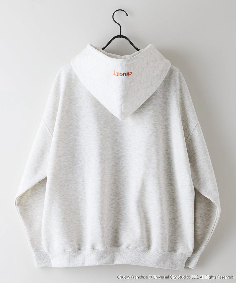 【CHUCKY/チャッキー】オリジナルデザイン 裏起毛パーカー フーディー CHUCKY チャッキー ティファニー