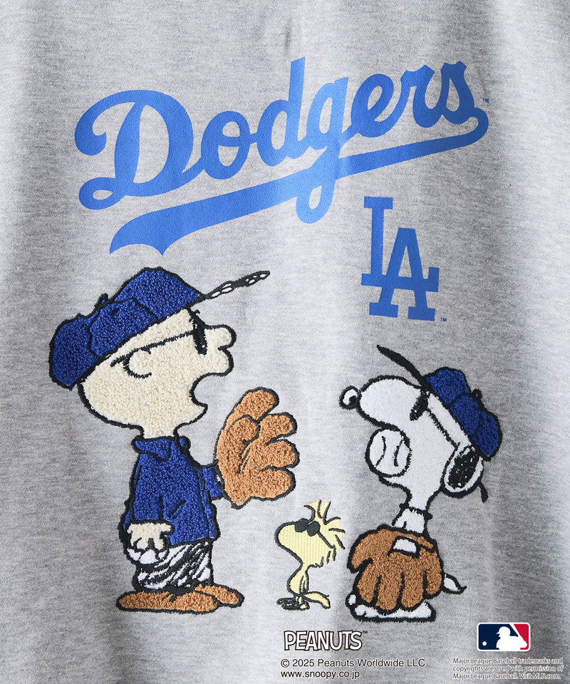 【PEANUTS×MLB】オリジナルデザイン フルジップパーカー ヤンキース ドジャース カブス キャラクター
