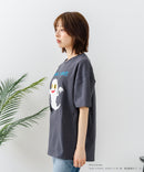 【ねないこだれだ】【コットン100％のしっかりした生地 ドロップショルダー】オリジナルデザイン 刺繍Tシャツ せなけいこ 絵本 コラボ キャラクター 半袖 ユニセックス おばけ グッズ かわいい
