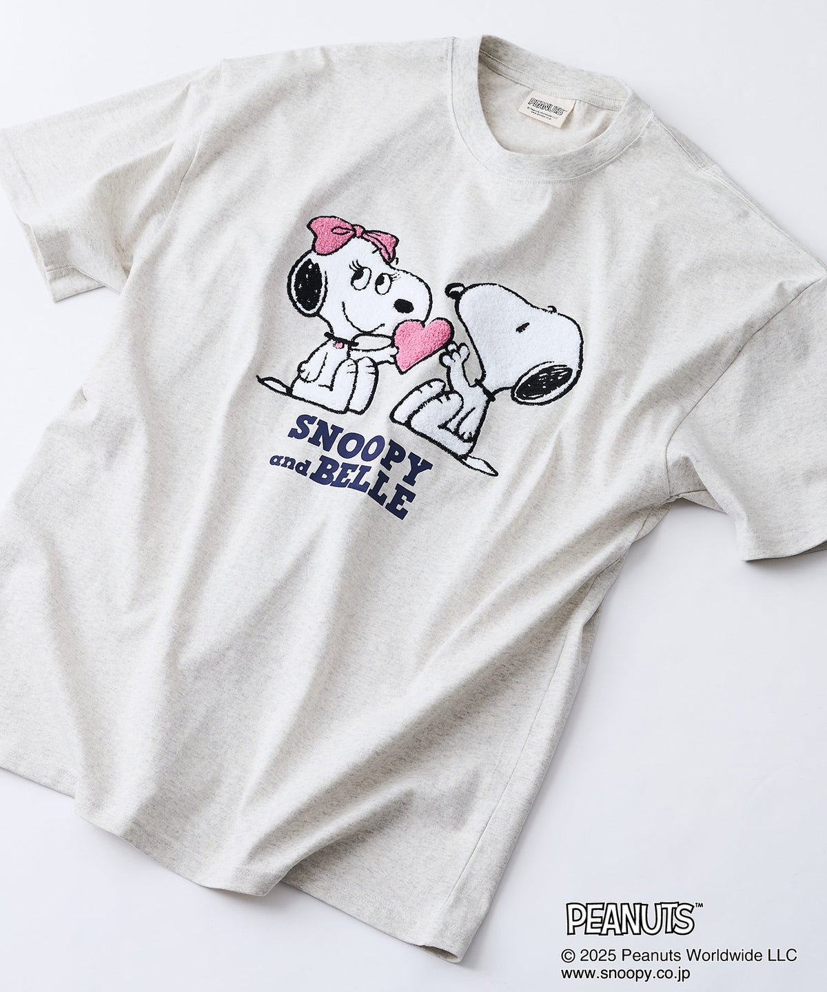 PEANUTS /ピーナッツ】 オリジナルデザイン 刺繍 Tシャツ