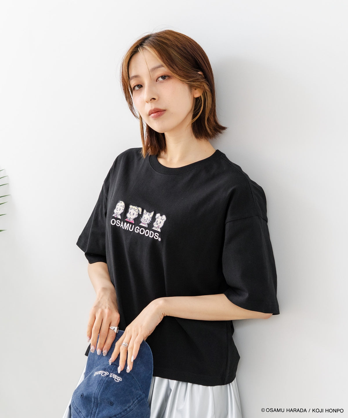 CONVERSE/コンバース】CONVERSE×OSAMUGOODS 天竺 フロントキャラクター