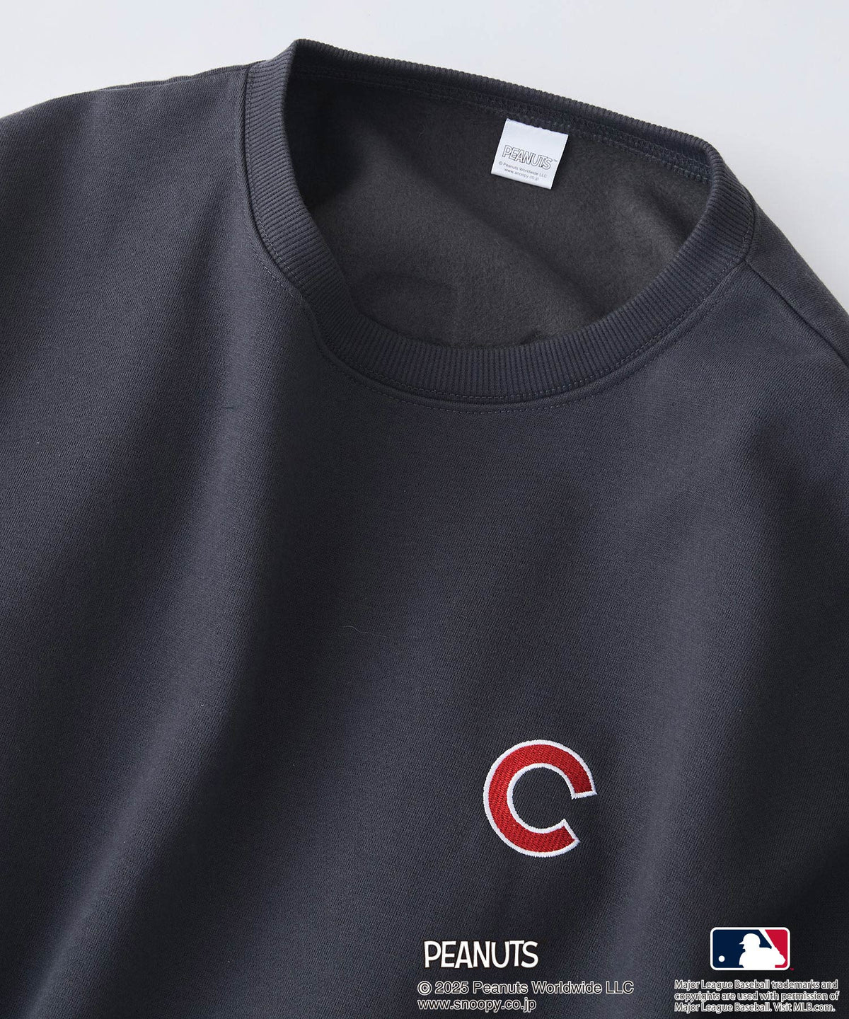 PEANUTS×MLB】オリジナルデザイン 裏起毛トレーナー ヤンキース