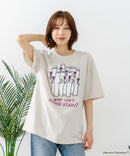 【ムーミン】 【綿100%のしっかりした生地】オリジナルデザイン キャラクター刺繍Tシャツ リトルミイ ニョロニョロ 大人カジュアル ユニセックス