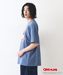 『グレムリン』 オリジナルデザイン 刺繍 Tシャツ ギズモ ドロップショルダー ビッグシルエット ユニセックス キャラクター