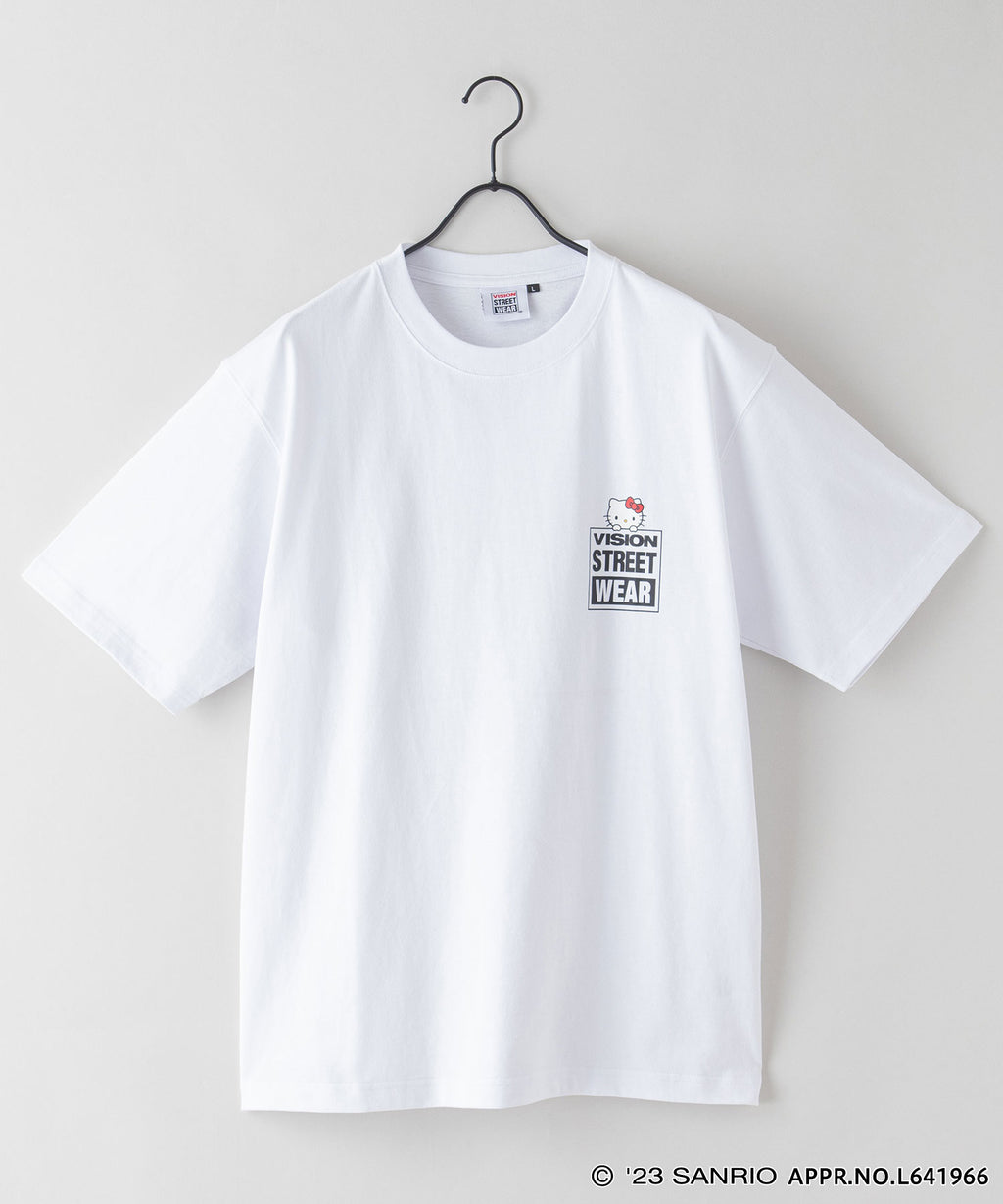 EXAMPLE ハローキティ コラボT ブラック - Tシャツ/カットソー(半袖/袖 ...Tシャツ/カットソー(半袖/袖なし)