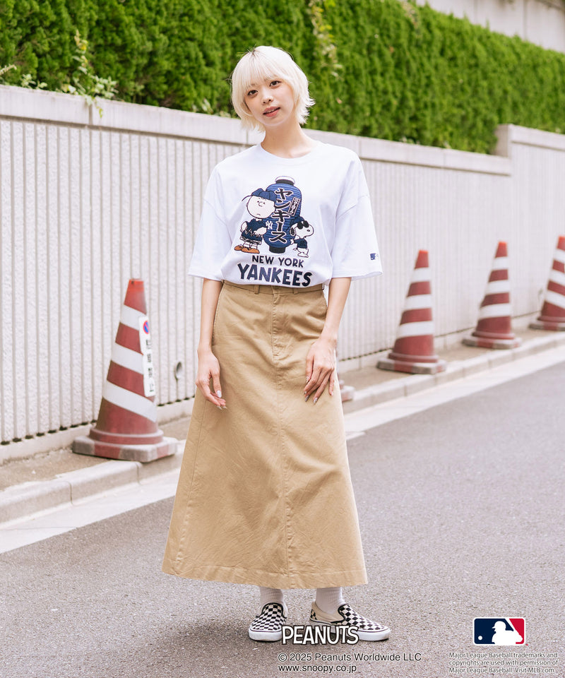 【PEANUTS×MLB】オリジナルデザイン 和柄Ｔシャツ ドジャース ヤンキース カブス スーベニア