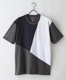 【ZERO STAIN/ゼロステイン】汗染みの目立ちにくいTシャツ ZEROSTAIN 切り替えデザインTシャツ 防汚 UVカット ❘ジーンズメイト公式オンラインショップ