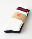 【HANES/ヘインズ】【ふかふかフルパイル】クルー丈ソックス 2足セット 厚手クッション 疲れにくい 2P靴下 オフホワイト M ❘ジーンズメイト公式オンラインショップ