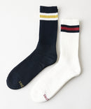 【HANES/ヘインズ】【ふかふかフルパイル】クルー丈ソックス 2足セット 厚手クッション 疲れにくい 2P靴下 ❘ジーンズメイト公式オンラインショップ