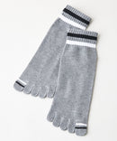 【HANES/ヘインズ】【蒸れない・におわない】5本指ソックス 3足組 抗菌防臭・吸汗 ショート丈 ラインソックス 3Pパック ❘ジーンズメイト公式オンラインショップ