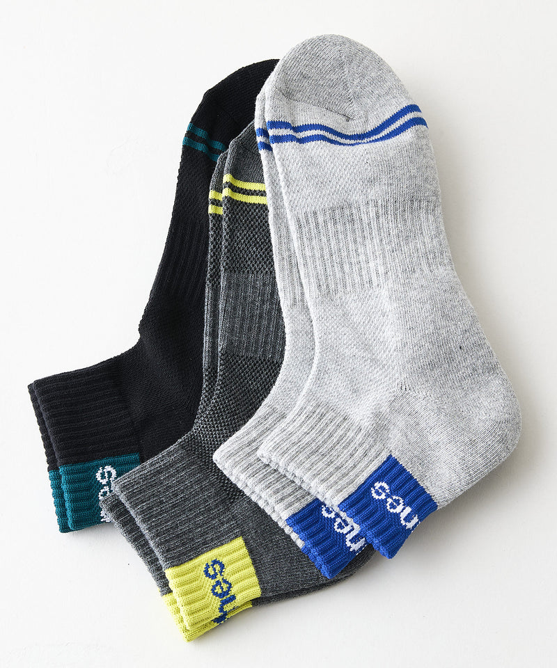 HANES/ヘインズ】【甲メッシュで蒸れない】MOVES 3足組 ショート