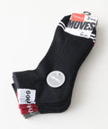 【HANES/ヘインズ】【甲メッシュで蒸れない】MOVES 3足組 ショートソックス 抗菌防臭 足底パイルで疲れにくい 高機能3P靴下