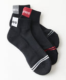 【HANES/ヘインズ】【甲メッシュで蒸れない】MOVES 3足組 ショートソックス 抗菌防臭 足底パイルで疲れにくい 高機能3P靴下