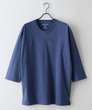 【ZERO STAIN/ゼロステイン】汗染みの目立ちにくいTシャツ ZEROSTAIN フットボール切り替え 7分袖 オーバーサイズ Tシャツ 防汚 UVカット ❘ジーンズメイト公式オンラインショップ