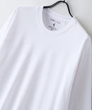 【ZERO STAIN/ゼロステイン】汗染みの目立ちにくいTシャツ ZEROSTAIN フットボール切り替え 7分袖 オーバーサイズ Tシャツ 防汚 UVカット ❘ジーンズメイト公式オンラインショップ