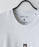 【ZERO STAIN/ゼロステイン】汗染みの目立ちにくいTシャツ ZEROSTAIN アニマルワンポイント刺繍オーバーサイズTシャツ 防汚 UVカット ❘ジーンズメイト公式オンラインショップ