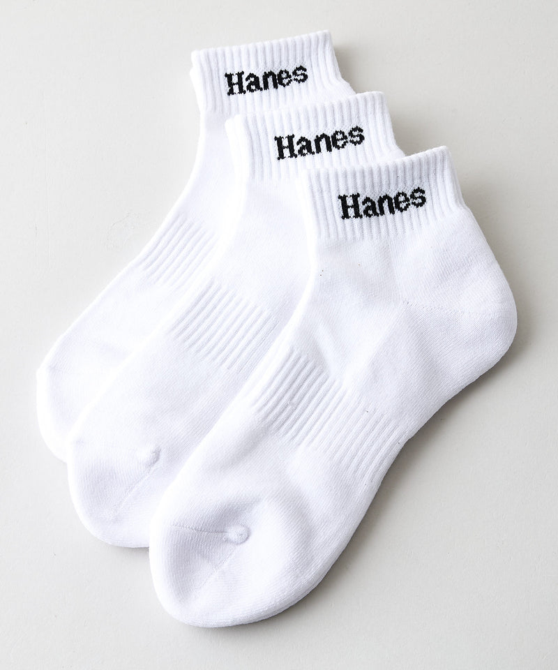 HANES/ヘインズ】【甲メッシュで蒸れない】MOVES 3足組 ショート